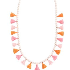 Vineyard Vines Bead and Tassel Necklace